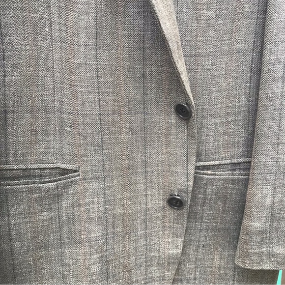 Vintage PIERRE CARDIN Grey Tweed Blazer - Picture 5 of 16